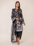 1 & Get 1 Free - MONOCHROME DIGITAL PRINTED LAWN SILK SUIT