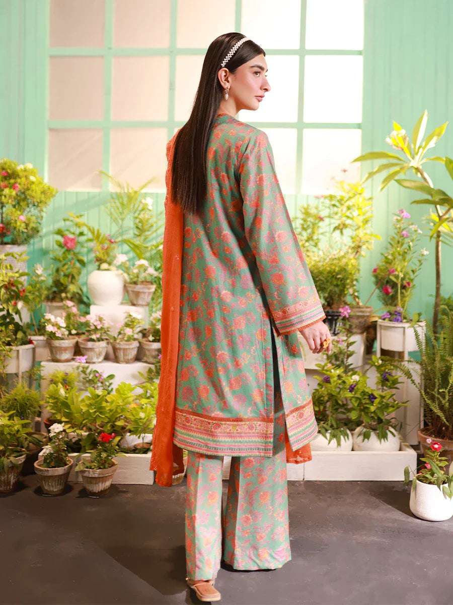 1 & Get 1 Free - LUXURY LAWN EMBROIDERED SUIT