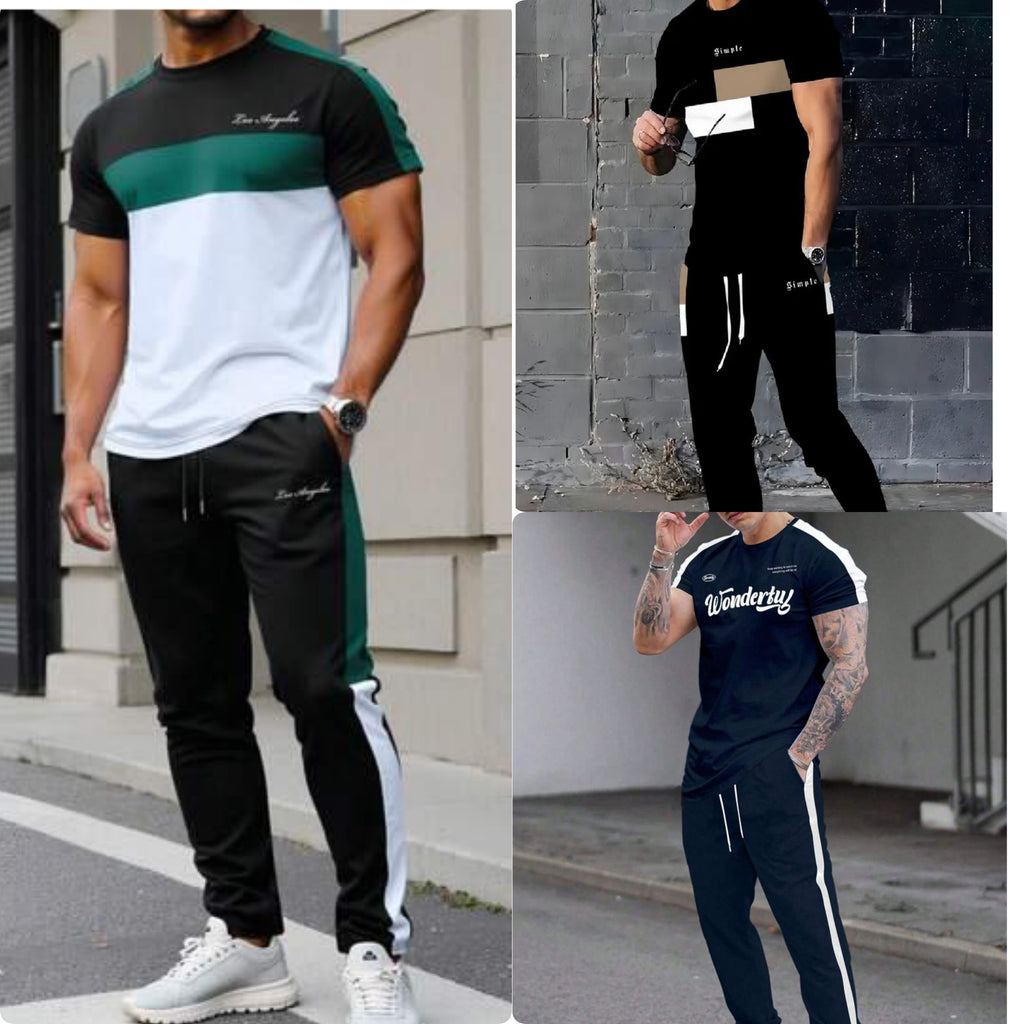 Pack of 3 Summer Trendy Tracksuits for Men –  003