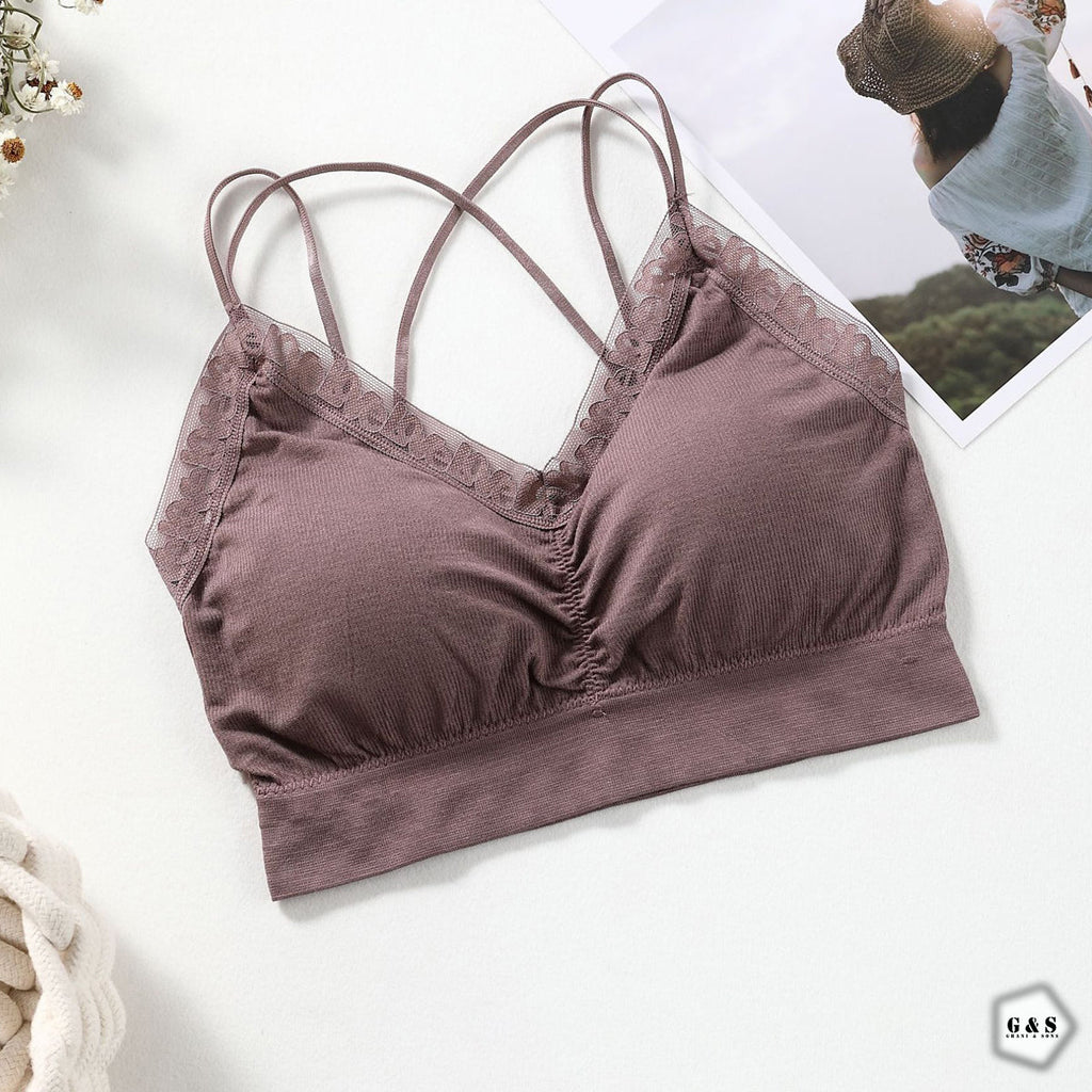 New Design Pack Of 3 Cross Back Casual/Sports Bralette