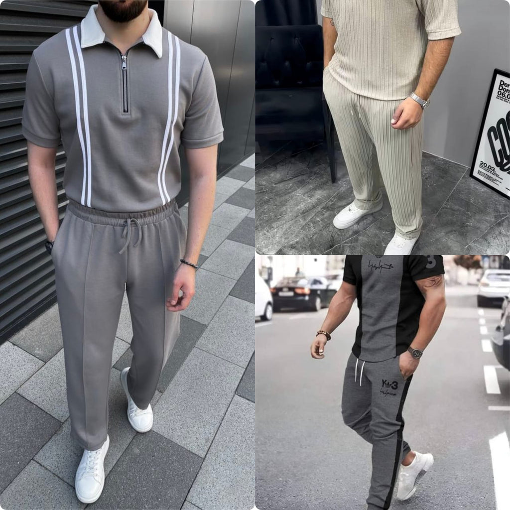 Pack of 3 old money Tracksuits for Men – Stylish & Comfortable Article#8707