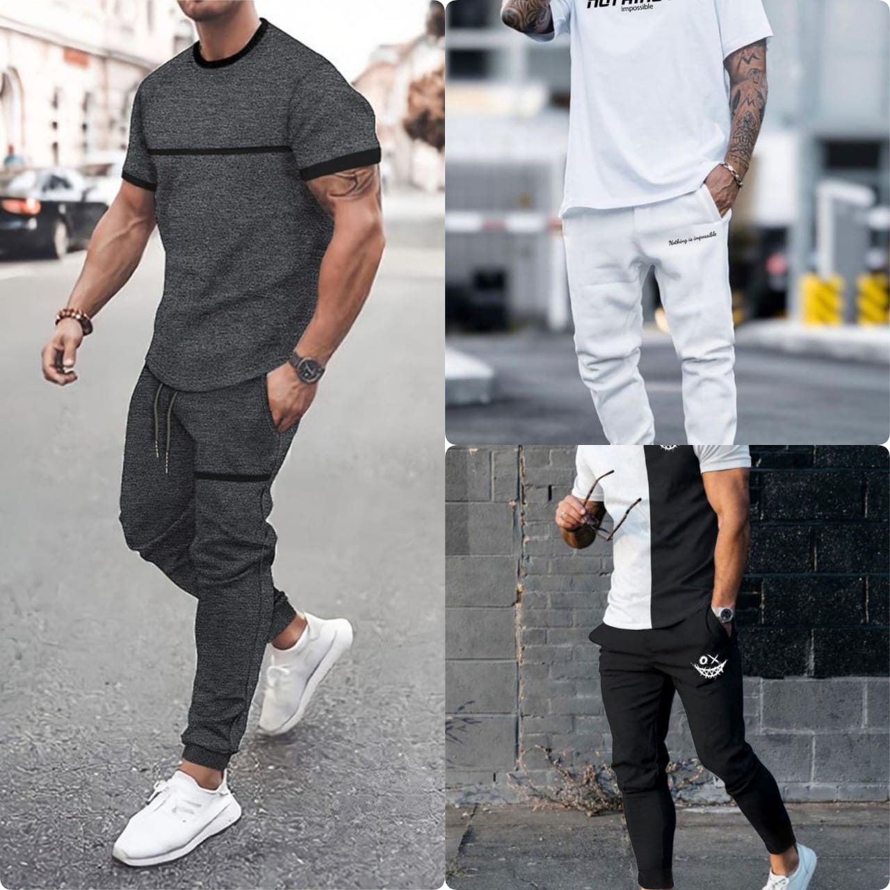 Pack of 3 old money Tracksuits for Men – Stylish & Comfortable Article#8708