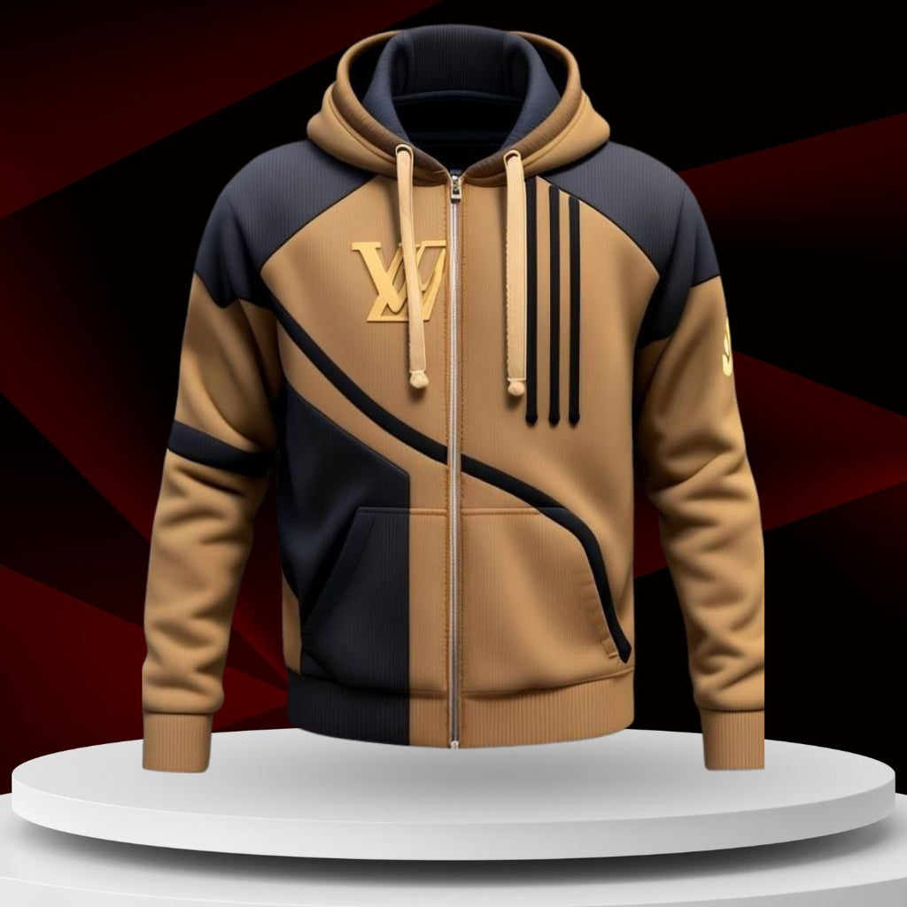 Men’s Premium Winter Jacket Hoodie – Stylish Warm Zip Pullover - 983487625
