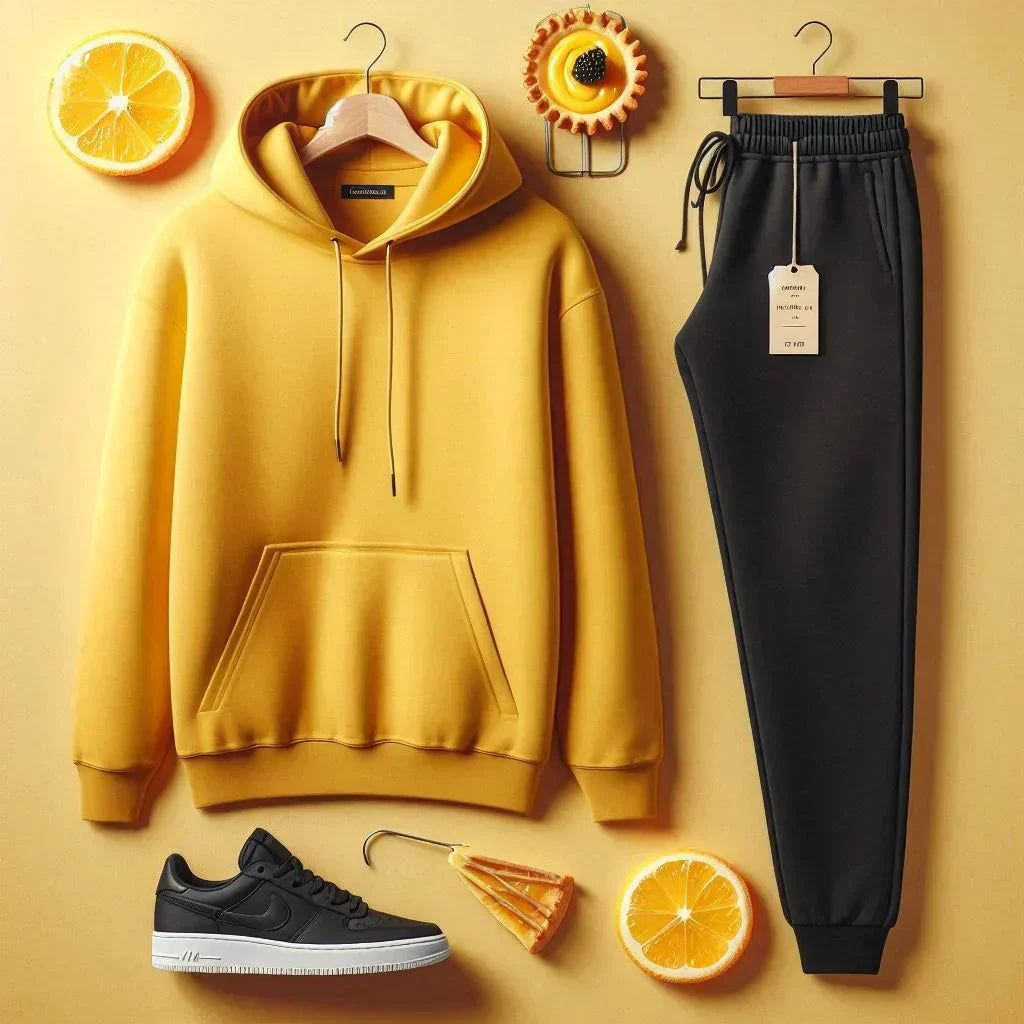 Fleece Hoodie with Trouser Set For Women’s
