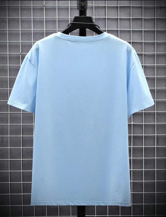 Men's Basic Solid Color T-Shirts.