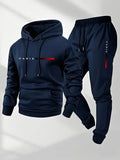 Men’s Printed Winter Tracksuit Set – Stylish Hoodie & Jogger Pants | 786489