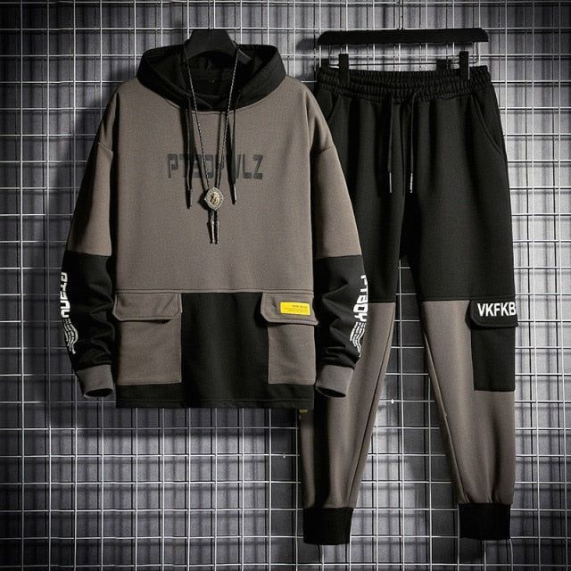 Men’s Printed Winter Tracksuit Set – Stylish Hoodie & Jogger Pants | 786491