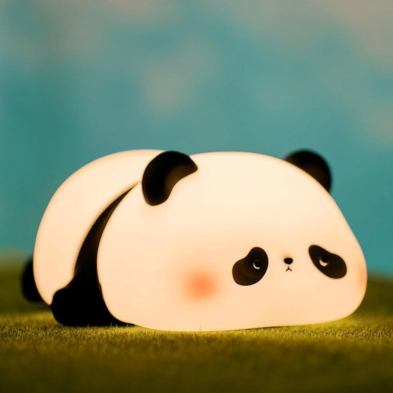 Cute Panda Night Light USB Rechargeable – Baby Safe Silicone LED Night Lamp with Touch Control & Timer | Kids Night Light Pakistan
