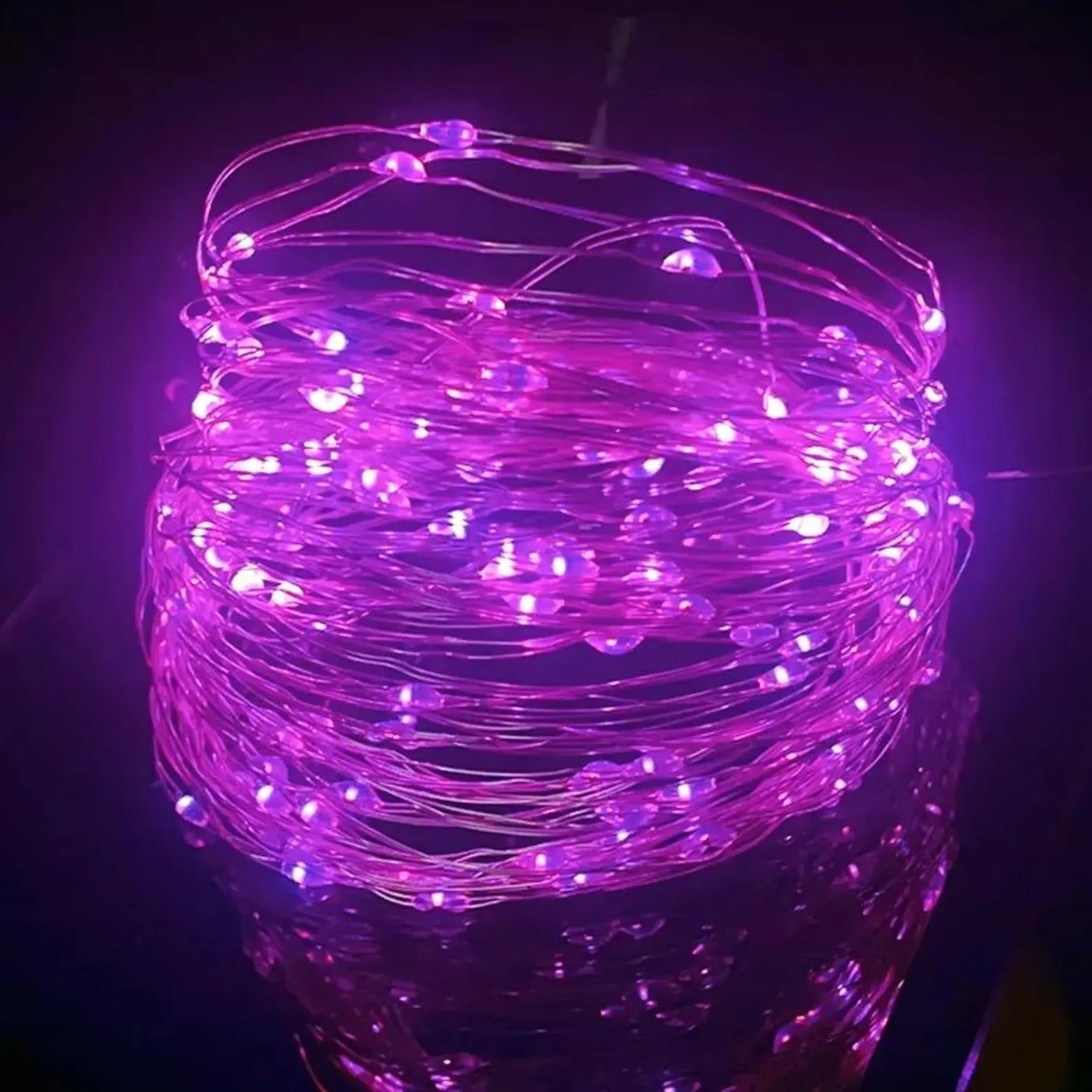 LED Fairy String Lights, Copper/Silver Wire, Waterproof, Battery Operated, Christmas, Wedding, Party Decor, Garland Lighting, String Lights