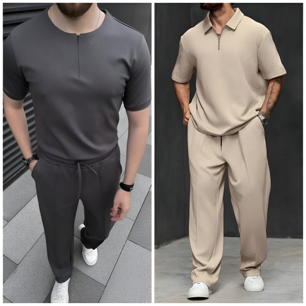Buy 1 Get 1 Free Corduroy Tracksuit for Men | Spring & Summer Wear | 8405