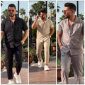 Pack of 3 Summer Trendy Tracksuits for Men – Casual Matching Set