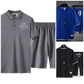 Pack of 3 Men's Summer Sports Suit Tracksuit - Short Sleeves T-Shirts 6531