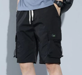 Pack of 6 Cotton Shorts for Men – Breathable Summer Wear with Elastic Waist & Drawstring | Multi-Color Comfy Lounge & Workout Shorts